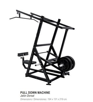 Máquina Jalón Dorsal Profesional