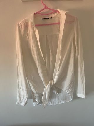 Camisa Massimo Dutti Blanca Talla XS