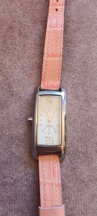 Reloj WATTX Mujer Correa Rosa y Plata