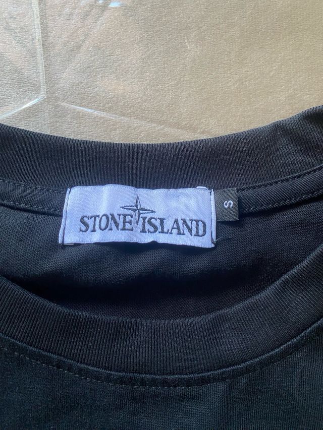 Camiseta Stone Island Negra Talla S