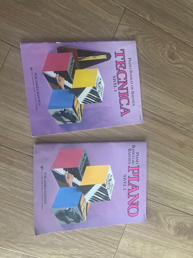 Libros Piano Básico de Bastien (2 libros)