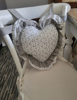 Coppia cuscini a cuore Angelica