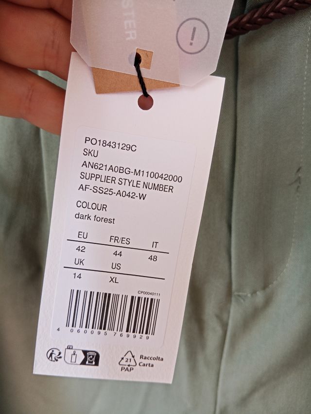 Pantaloni Anna Field verdi