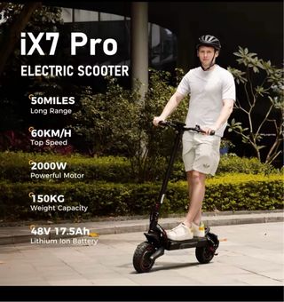 Patinete Eléctrico iX7pro 48V 2000W con doble moto