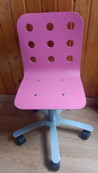 Silla de escritorio infantil rosa