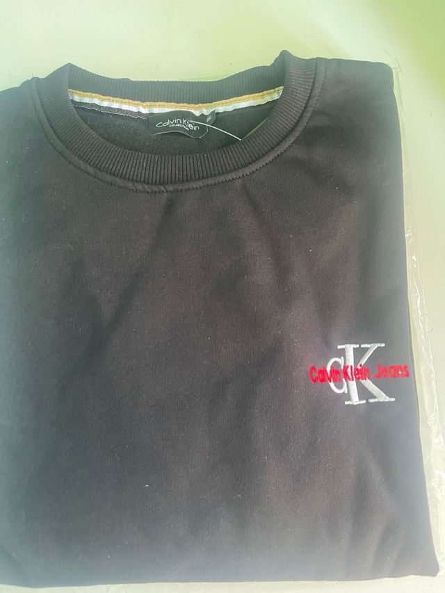 Sudadera Calvin Klein Jeans Negra