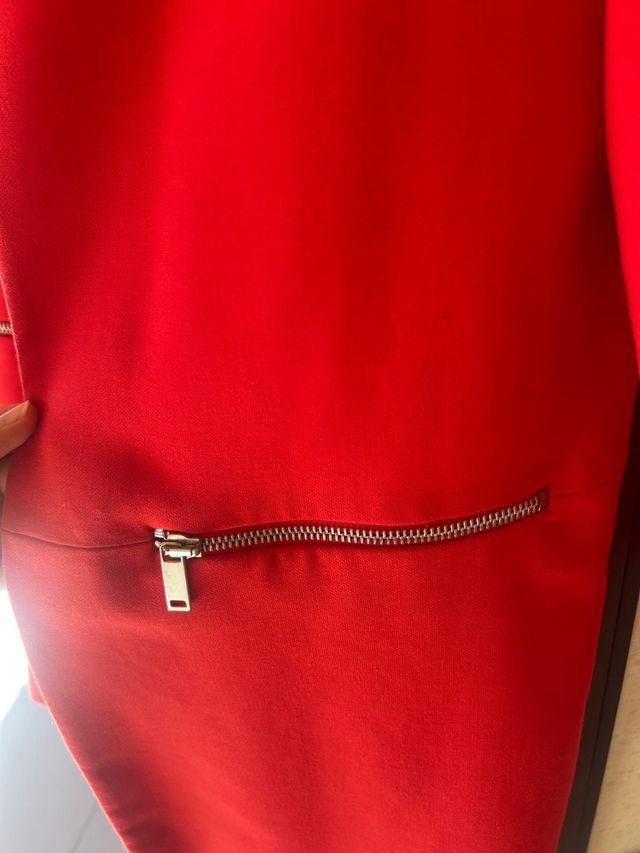 Blazer Stradivarius Rojo Talla S