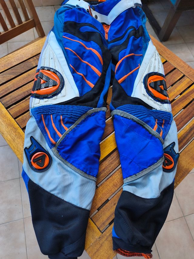 Pantalón Acerbis Motocross Azul y Naranja