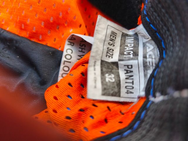 Pantalón Acerbis Motocross Azul y Naranja