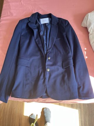 Americana Stradivarius Azul Talla M