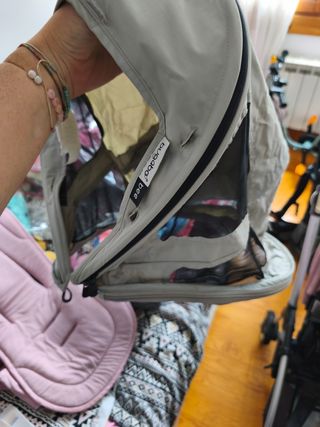 Capota Bugaboo Bee extensible verano gris