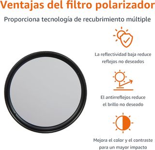 ✨ - Amazon Basics 55 mm Circular Polarisations-Sch