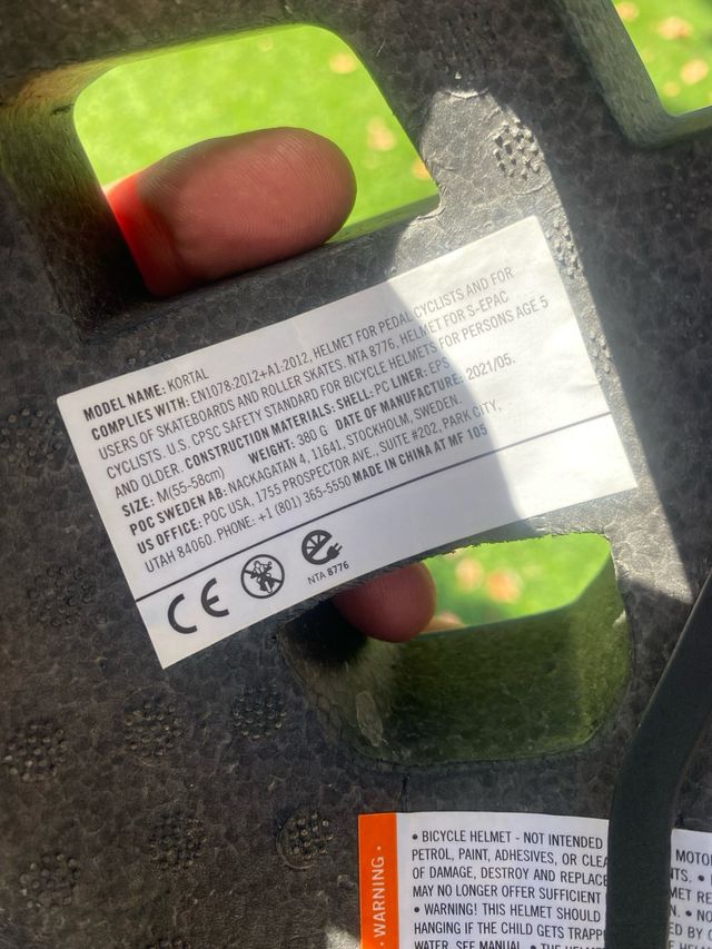 Casco POC Kortal Talla M.