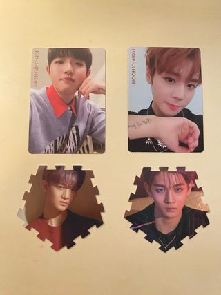 Wanna One Photocards y Piezas Puzzle