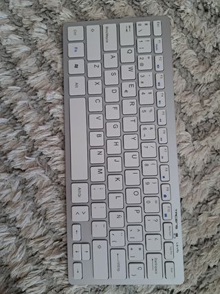 Teclado inalámbrico Tacens Levis Plata