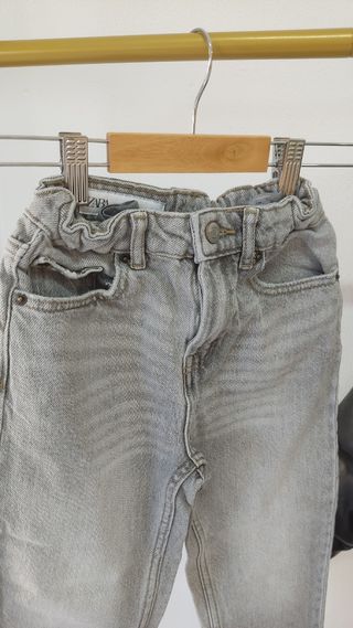 Calça jeans branca menina 7 anos