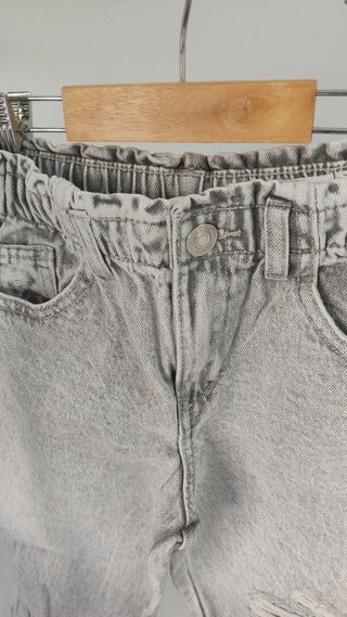 Calça jeans branca menina 7 anos