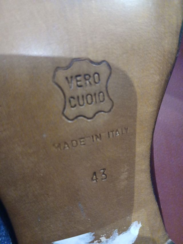 Zapatos italianos negros talla 43