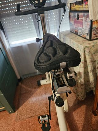 Bicicleta Estática Spinning Blanca