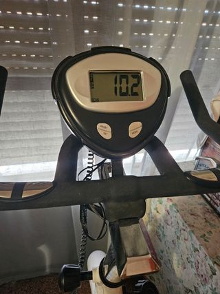 Bicicleta Estática Spinning Blanca