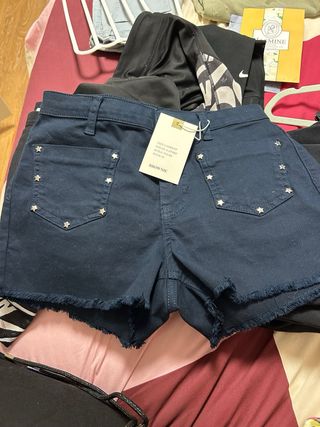 Shorts vaqueros Browne & Sons azul