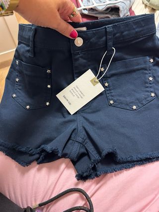 Shorts vaqueros Browne & Sons azul