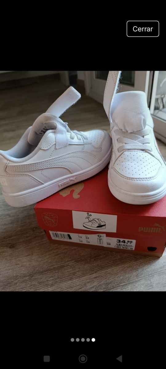 Zapatillas Puma Niños Talla 32