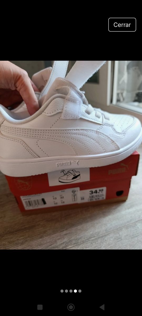Zapatillas Puma Niños Talla 32