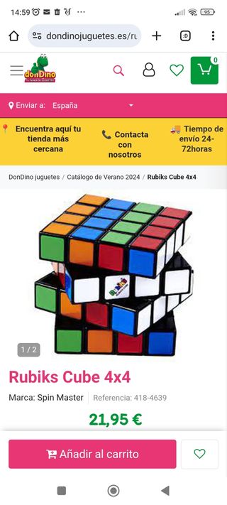 Cubo Rubik 4x4 original