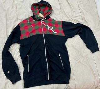 Sudadera Rocawear Vintage con Capucha negra roja 