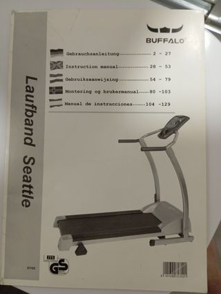 Cinta de running doméstica 
