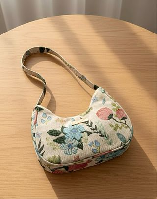 Bolso de mano floral