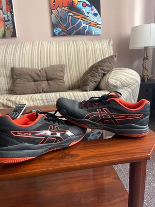 Zapatillas ASICS Gel-Game Negro/Naranja