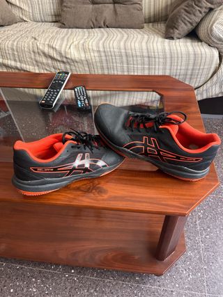 Zapatillas ASICS Gel-Game Negro/Naranja
