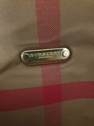 Bolso Burberry Beige y Rosa