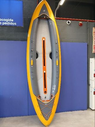 Canoa Kayak Hinchable Tribord 100+ Amarillo 2 Plazas