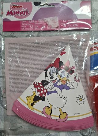 Gorros de Cumpleaños Minnie Disney Junior