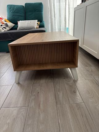Mesa elevable madera y metal