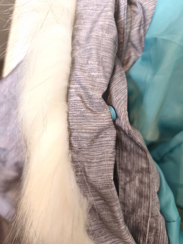 Chaqueta de nieve Wedze gris con capucha