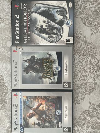 Lote 3 Juegos PS2 Medal of Honor