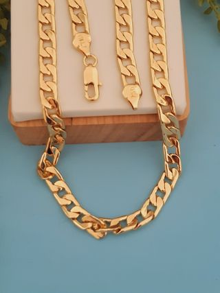 Cadena Cubana Baño Oro 750 ITALY 50cm