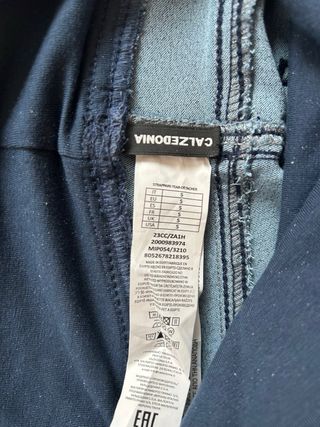 Pantalón vaquero premamá Calzedonia azul
