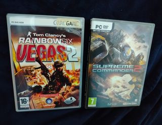 Juegos PC: Rainbow Six Vegas 2 y Supreme Commander