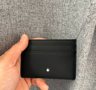 Tarjetero Montblanc Negro Piel