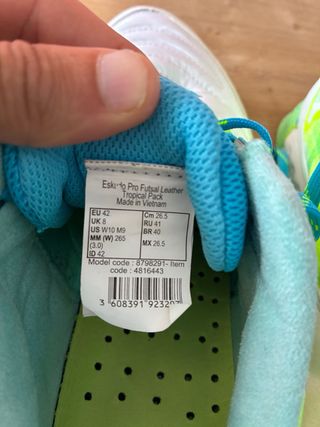 Zapatilla Fútbol Sala GINKA Pro Azul/Blanco