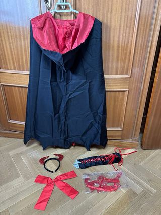 Disfraz Diablo Tatuaje Accesorios Mujer 