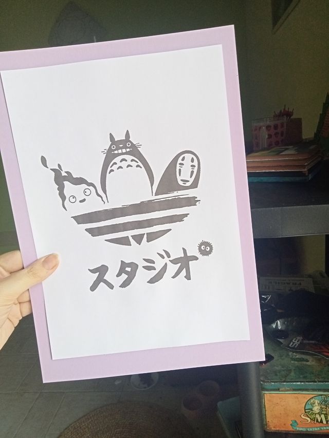 Poster Studio Ghibli Totoro No Face