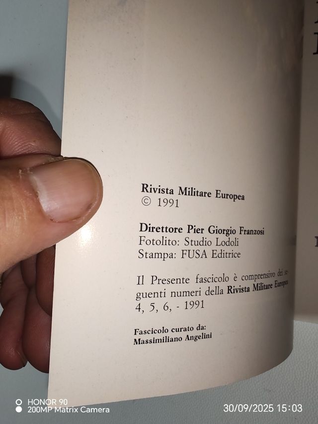 Militaria in Europa - Libri Militaria