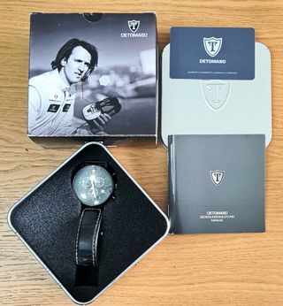 Relógio Detomaso Milano Cronógrafo Preto