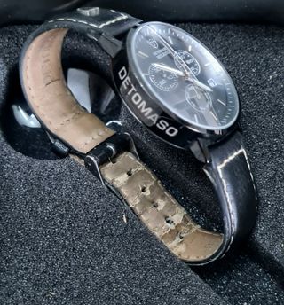 Relógio Detomaso Milano Cronógrafo Preto